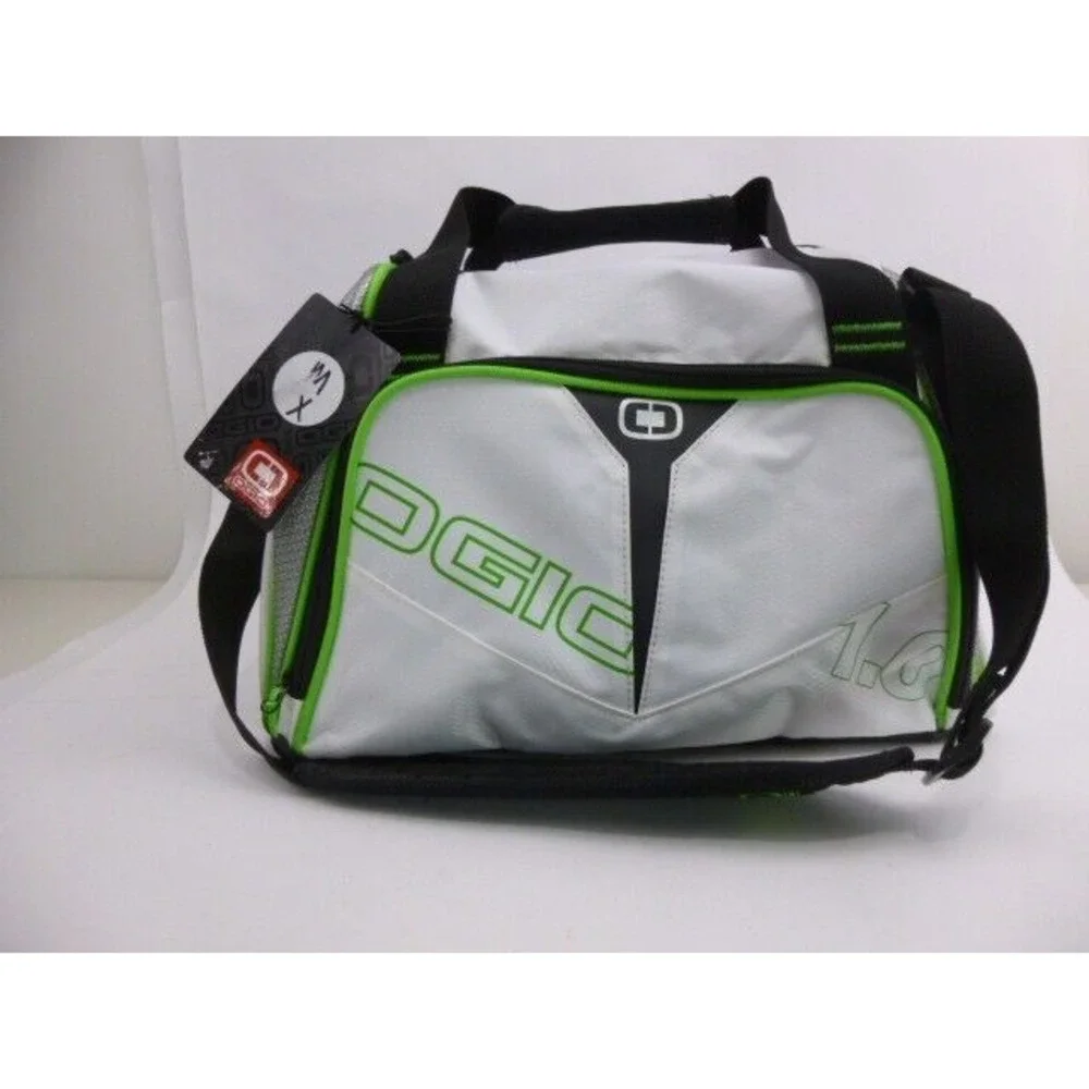 OGIO Endurance 1.0 White Silver Sport Gym Water Resistant Duffle Bag